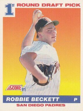 Robbie Beckett - Score 91 1st Round Draft Pick Baseball Card